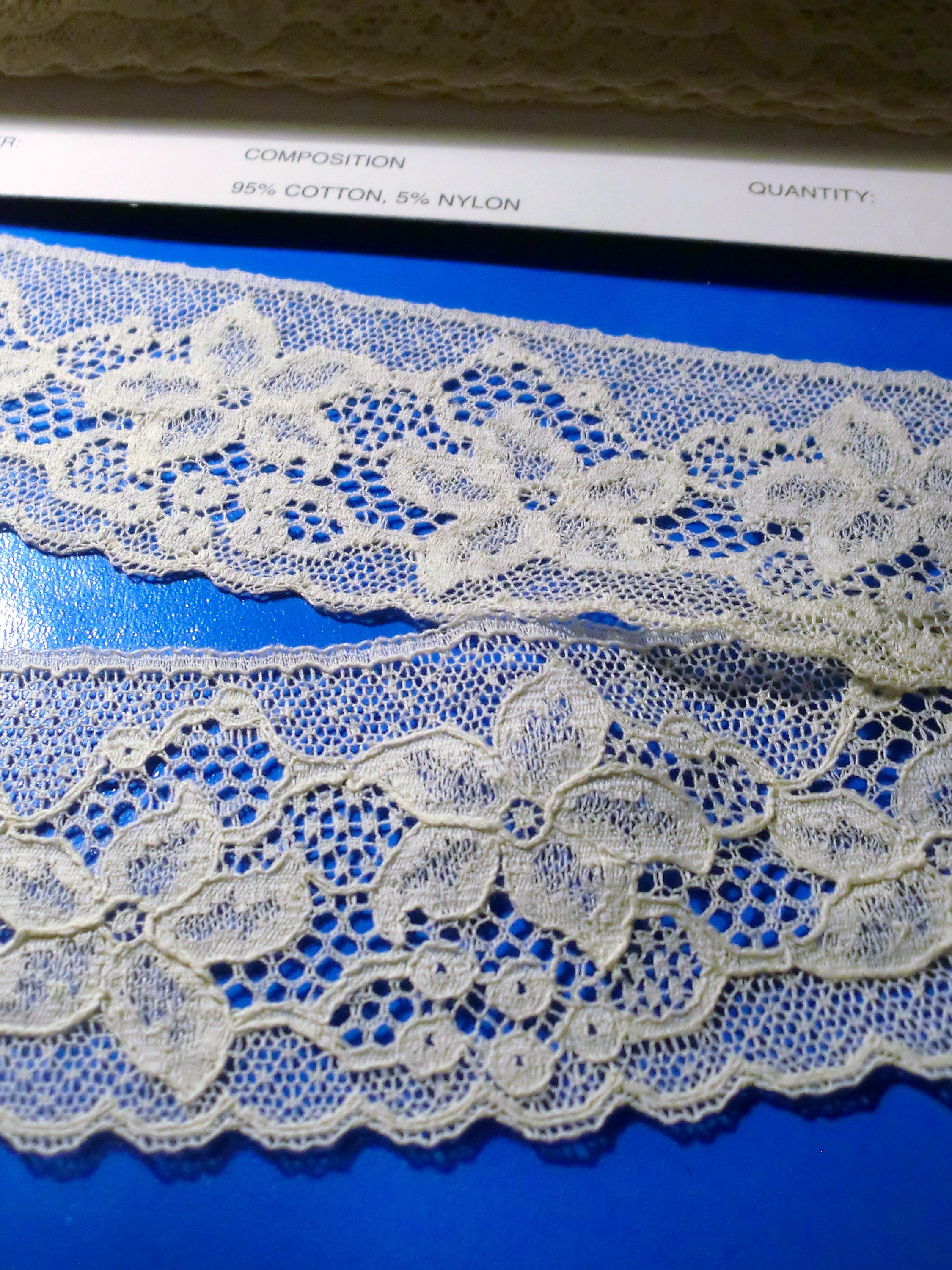 Delicate Lace, 5.5 Cm, Beige, Flower Pattern, BW -  Canada