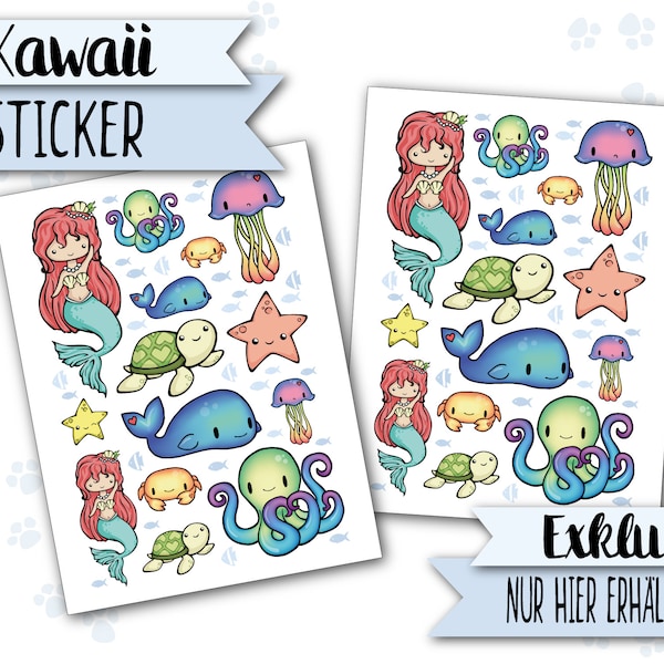 Kawaii Sticker "Meeresrauschen"