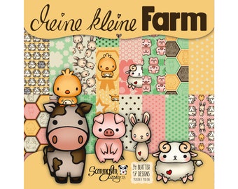 Design paper "My little farm" 14,8x14,8 [cm]
