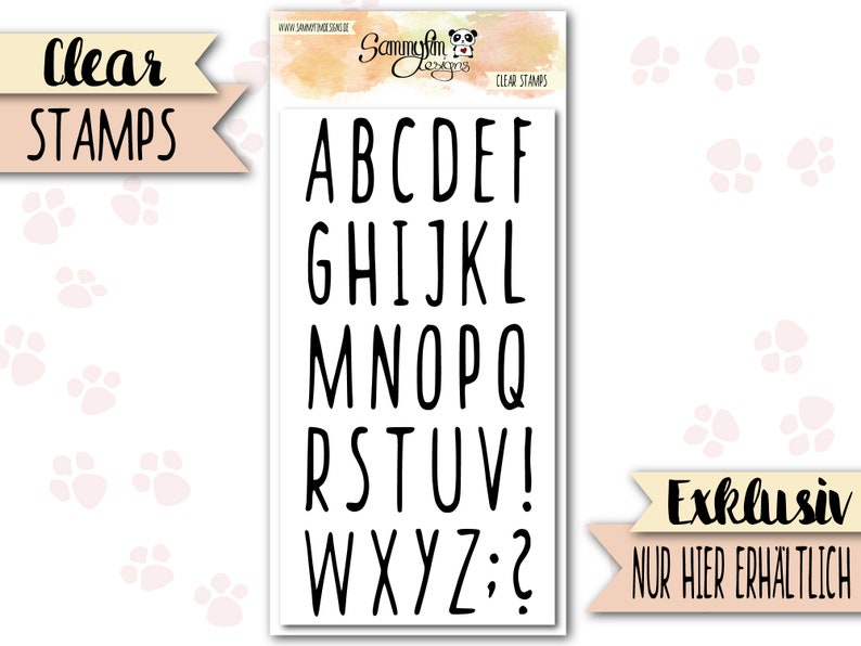 Clear Stamps Alphabet SammySkinny Bild 1