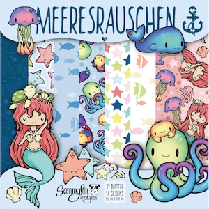 Carta di design "Meeresrauschen" 14,8x14,8 [cm]
