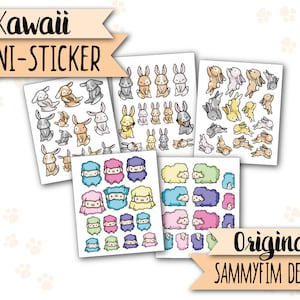Kawaii Mini-Sticker "Ei Love Ostern"