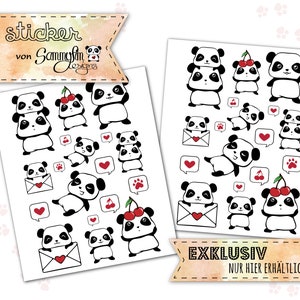 Adesivo Kawaii "Tavolo Panda Semplice"