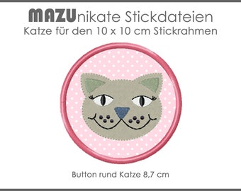Embroidery file cat
