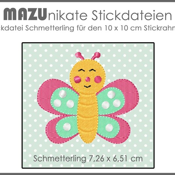 Embroidery file butterfly