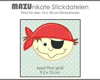 Stickdatei Pirat