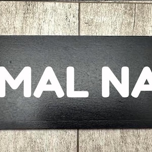 Show Stall Sign name replacement