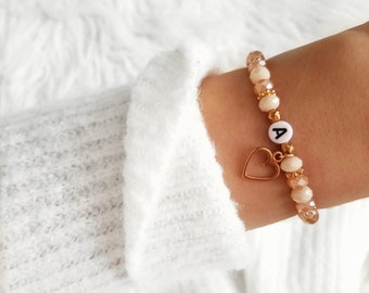 Bracciale A Strati Con Iniziali Personalizzato Bracciali