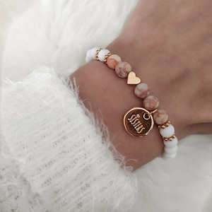 Sisters Pearl Bracelet White Silver Bracelet Sister Color Choice