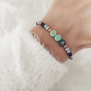 Pulsera nombre de la letra pulsera filigrana letras iniciales deseadas pulsera pulsera inicial