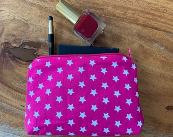 kleines Täschchen Schminktasche make up Schmucktasche  Sterne