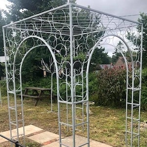 6ft Self Build Ironwork Pergola