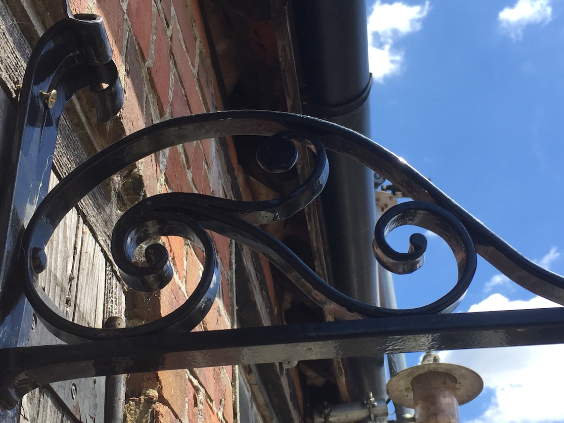 Traditional Hand Hanging Basket Bracket Etsy