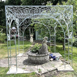 8ft Self Build Ironwork Pergola