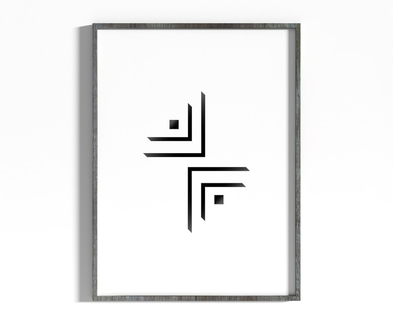 Black And White Stripes Print Black Lines Art Print Black Etsy