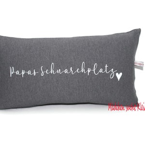 Funda de almohada para papá con cremallera + incrustación