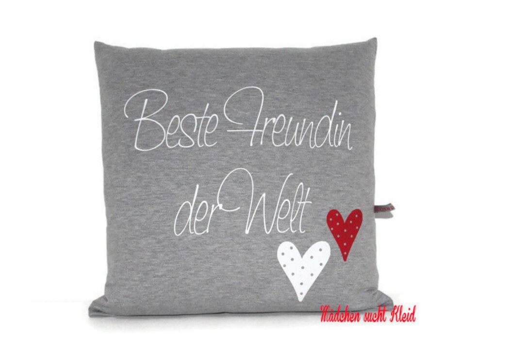 Kissen für die beste Freundin Freundin Kissen Freundschaft Etsy.de