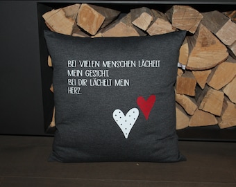 Kissen Liebesbeweiß, toller Spruch, Love, Kissen mit Reißverschluss und Füllung