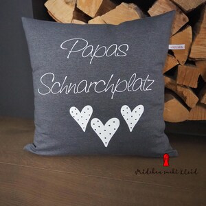 Almohada para papá, 40 x 40 cm, con cremallera