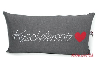 Kuschelersatz Kissen, Nackenrolle, Kissen mit Zipper, Liebesbeweiß, Liebeskummer, Sehnsucht, Love, Valentinstag