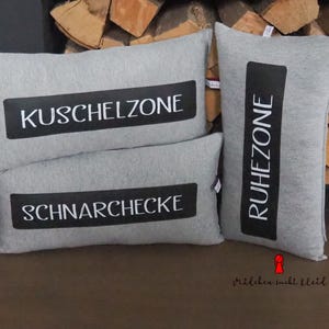 Almohada con frases, 20 x 40 cm, enrollable para el cuello