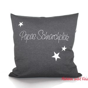 Almohada para papá, funda de almohada con cremallera e incrustaciones.