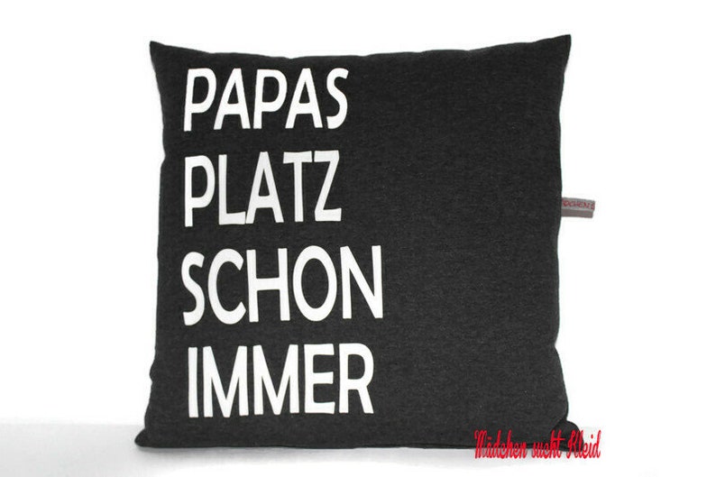 Pillow for dad, dad's place always image 1