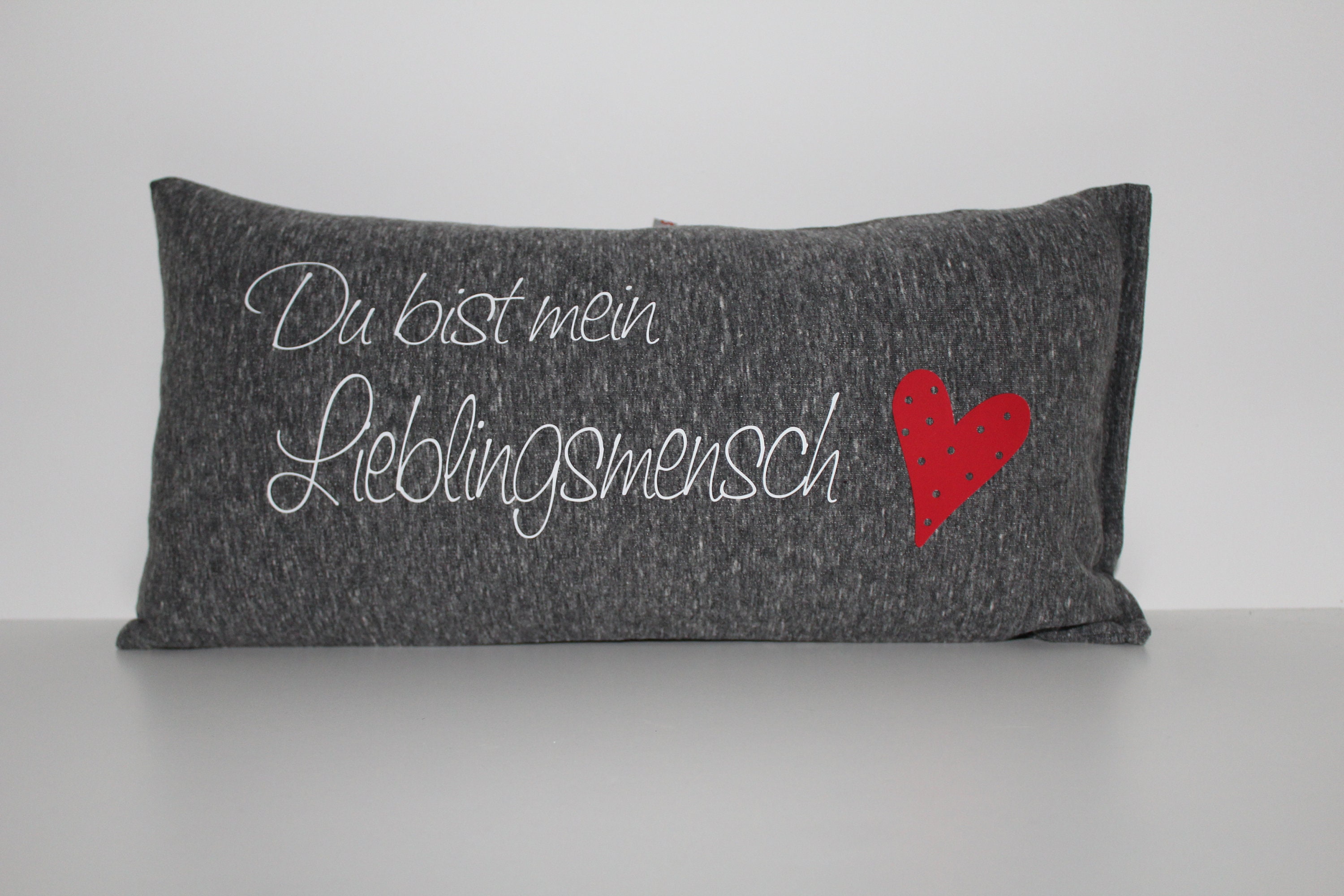 bedruckt Kissen Lieblingsmensch