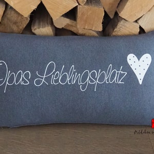 Almohada para abuelo, 20 x 40 cm, funda de almohada e incrustación