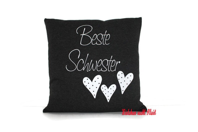 Kissen für die Schwester Beste Schwester Weihnachtsgeschenk Etsy