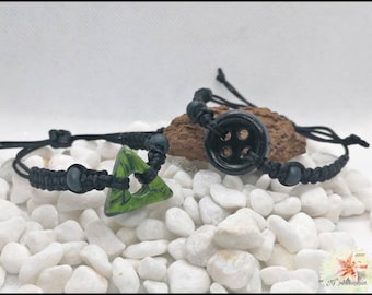 Pulsera Inspirada en el Amuleto Triangulo de Coraline