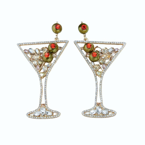 Cocktail Earrings Etsy