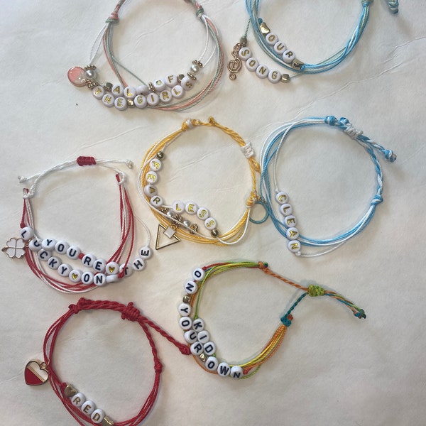 Eras Tour Bracelet Set Etsy