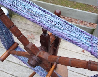 Handspun Yarn: Purple Rain