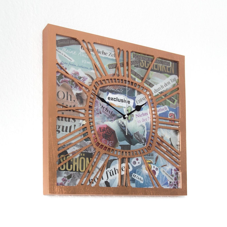 Modern wall clock for living room 'Exclusive' image 2