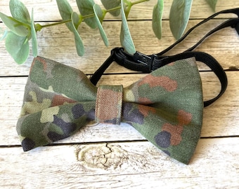 Herrenfliege, Fliege, Upcycling, Unikat, camouflage