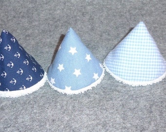 Changing caps set of 3, changing accessories, diaper caps, pee cones, pee protection