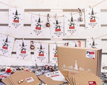 personalized advent calendar - pair edition