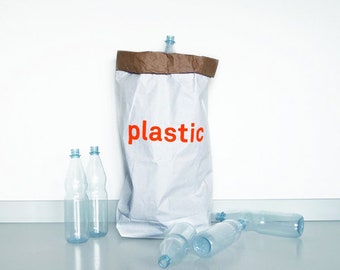 Déchets papier plastique