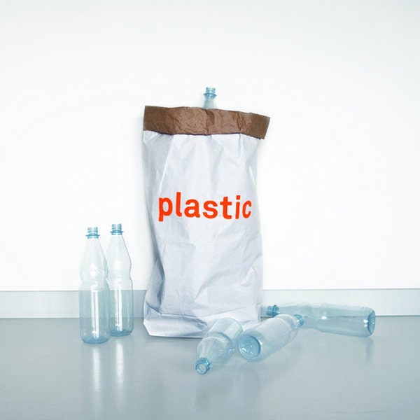 Sac de Vieux Papiers Pour Plastique