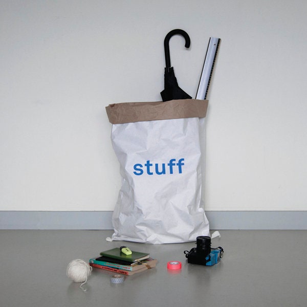 Sack aus Altpapier "stuff"