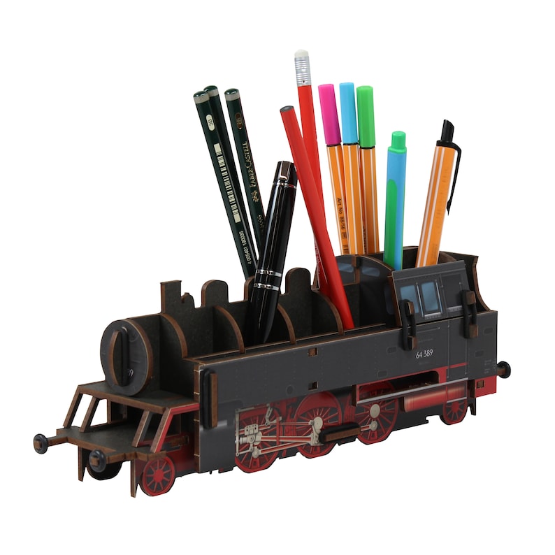 Locomotive à vapeur boîte à stylos image 1