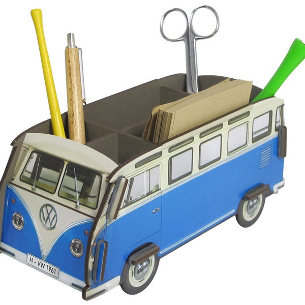 Stiftebox VW-Bus T1 - blau