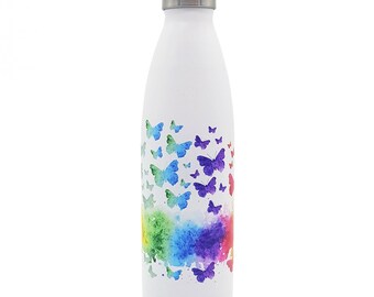 Stainless steel thermal bottle 500ml butterfly