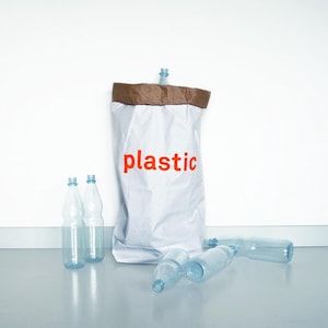Waste paper plastic