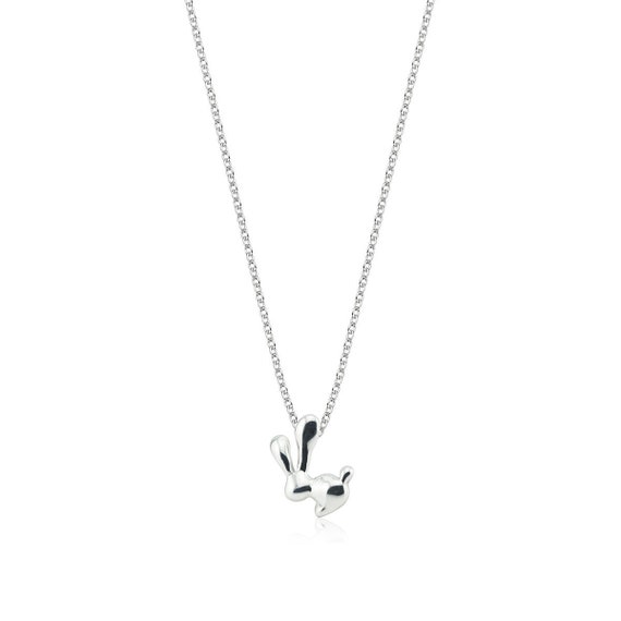 Brave Bunny Sterling Silver Little Joys Pendant Necklace