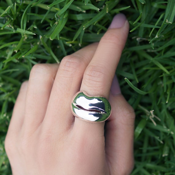 Your Lips Sterling Silver Ring