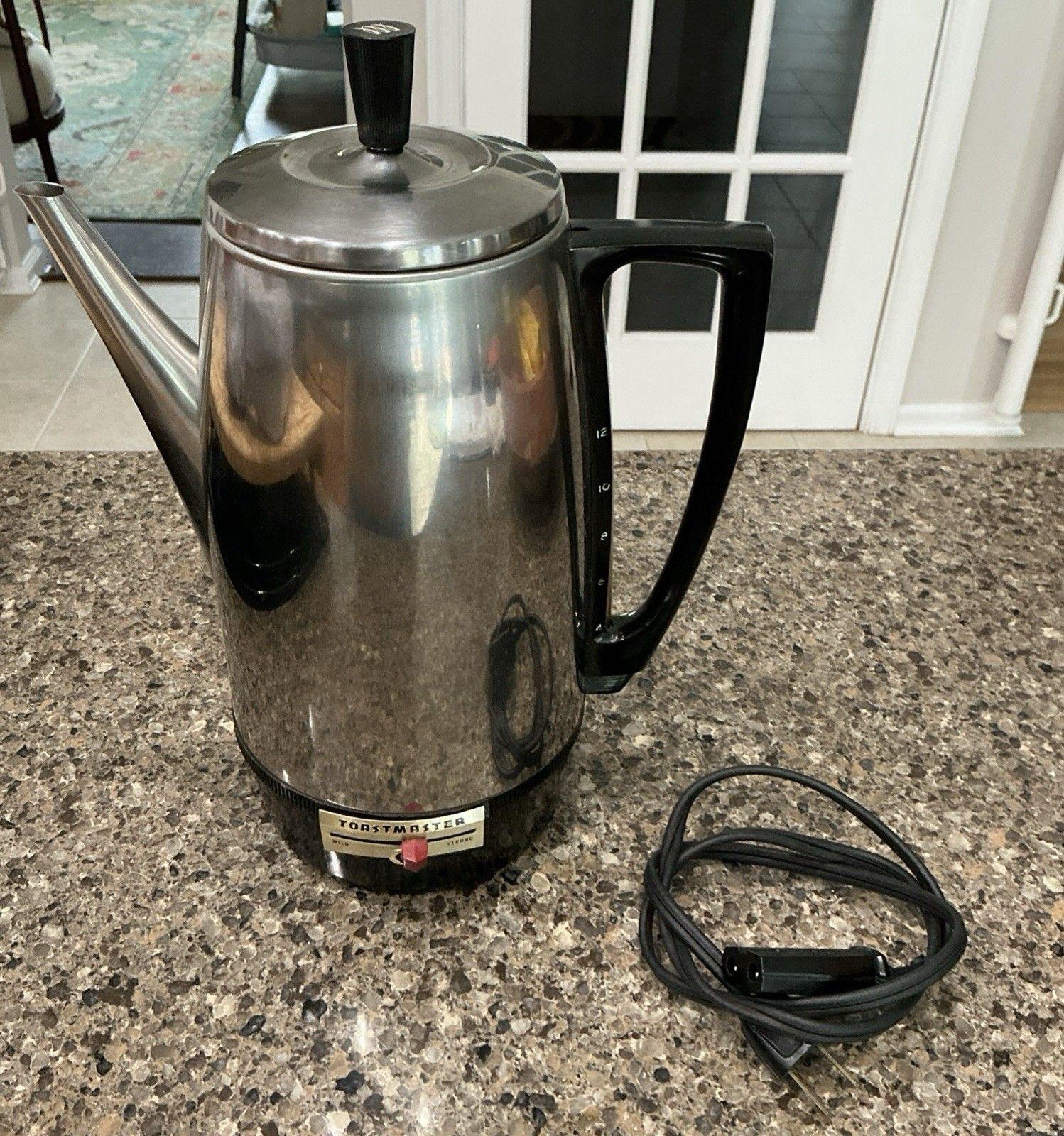 Stainless Steel Toastmaster Tea Kettle Vintage Silver Toastmaster