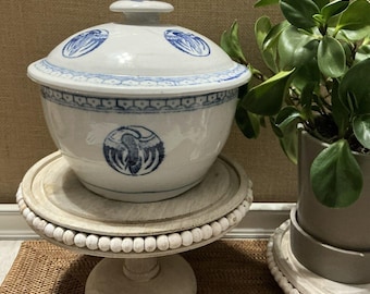 Grand Panier à Riz Chinois Traditionnel En Bambou Avec Couvercle