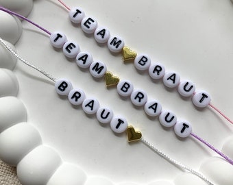 Bracelet | Team Bride | personalized | Bridesmaid | Maid of honor | Bachelorette party | wedding | Partner bracelet | Friendship bracelet